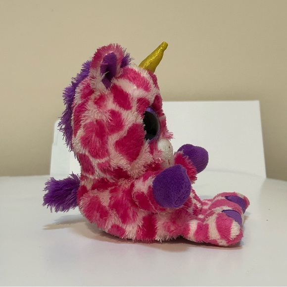 TY Peek-A- Boos - Uni the Unicorn Phone Holder (Glitter Eyes) - Picture 4 of 11